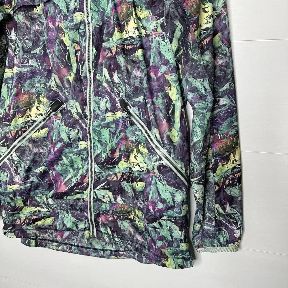 Lululemon Women's Miss Misty II Windbreaker Jacket zip up Iridescent rain 4 - Picture 2 of 6